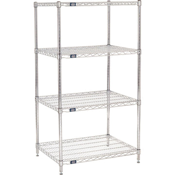 Chrome Wire Shelving by Nexel – Alloy Steel, Chrome, Model 24306C
