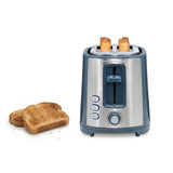 Extra-Wide Slot 2 Slice Toaster With Bagel & Defrost Buttons by Hamilton Beach – 2-Slice, Stainless Steel, Kitchen Makeover Blue, Model 22634