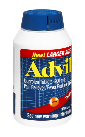 Ibuprofen 200mg Coated Tablets by Advil – 300 Count (Pack of 3), Other, Pack of 3, Model Advil Ibuprofen 200 Mg Coated Tablets