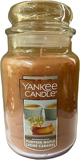 Yankee Candle Pumpkin Maple Creme Caramel Large Classic Jar Candle