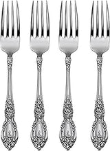 Oneida Wordsworth Dinner Forks Silverware Set for 4, Flatware | mirror finish, dishwasher safe | cutlery set for kitchen and dining, utensil set, heavy duty, kitchen essentials