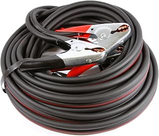 Forney 52872 Twin Cable Battery Jumper Cables, Heavy Duty Number 4, 20-Feet,Black And Red