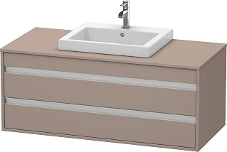 Duravit KT675604343 Ketho Vanity Unit Wall-Mounted In Basalt Matt