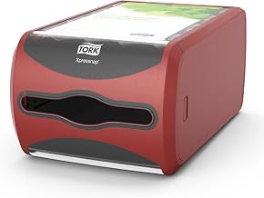 Tork Xpressnap Countertop Napkin Dispenser Red N4, Signature Range, 5.7" x 7.5" x 12.1", 6436000