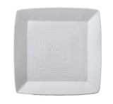 Signature Square Dish (Embossed) by Vertex China – Porcelain White, Pack of 144, Model ARG-S37