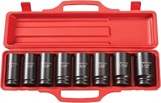 TEKTON 3/4 Inch Drive Impact Socket Set, 8-Piece | 4891