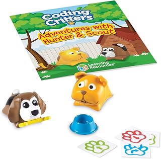 Learning Resources Coding Critters Pair-A-Pets Dogs Hunter & Scout