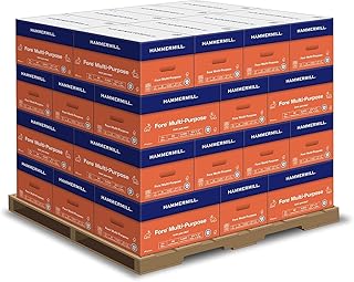 Hammermill Paper, Fore Multipurpose Paper, 8.5x11, Letter, 24lb, 96 Bright - 1 Pallet / 32 Cartons / 160,000 Sheets (103283P)