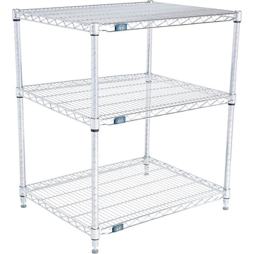 3 Shelf by Global Industrial – Alloy Steel, Chrome, Model 24303C3