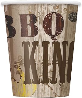 Unique Party 9oz Grill Master BBQ Party Cups, 8ct