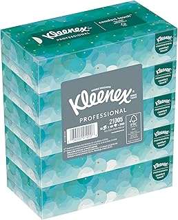 Kleenex(R) 2-Ply Facial Tissue, Flat,100 Count (Pack of 5)