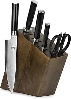 Shun Classic 6-Piece Knife Block Set | Chef's, Paring, Santoku