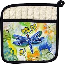 Betsy Drake PT817 Dragonflys Garden Pot Holder