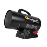 85,000 BTU Forced Air Propane with Quiet Burner Technology by Mr. Heater – 85000, Other, Black, Model F271380
