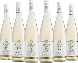 Giesen Non-Alcoholic Riesling, Dealcoholized Wine, 750mL, 6 Pack | Low Calorie, from Marlborough & Waipara, New Zealand
