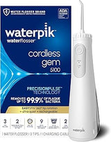Waterpik Cordless Gem 5100 Portable Water Flosser, Rechargeable, White