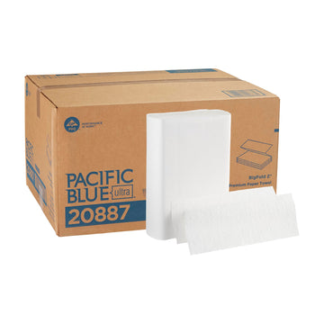Pacific Blue Ultra Big Z-Fold Paper Towels by GP PRO () by Georgia-Pacific – 2200 Count, Paper, White, Pack of 10, Model 20887