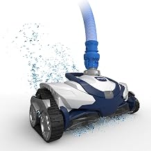 Polaris Lynx Automatic Suction Pool Cleaner, Scrubbing Brushes | Wall-Climbing with Active Scrubbing Brushes and HALO Technology, 39 Feet of Twist-Lock Hose Included