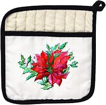 Betsy Drake PT901 Poinsettia Pot Holder