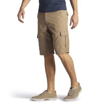 Men's Big & Tall Performance Cargo Short by Lee – 46, Polyester, Lion, Model 22851