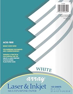 Pacon 101650 Multi-Purpose Paper, White, Letter - 8-1/2" X 11"