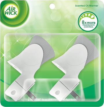 Scented Oil Warmers by Air Wick – 4 Count (Pack of 1), Plastic, Green,white, Model 43234-369