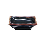 Tenmoku melamine dinnerware collection 3 oz by Thunder Group – Small, 3.0 ounces, Melamine, Black brown, Model 2404TM