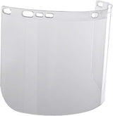 Faceshield Window for Jackson Safety Headgear, 8" x 15.5" x 0.06", Polycarbonate, Unbound, Clear Tint, 14132