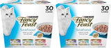 Fancy Feast Purina Grilled Wet Cat Food Seafood Collection in Wet Cat Food Variety Pack - 3 oz. Cans,(Pack of 60)