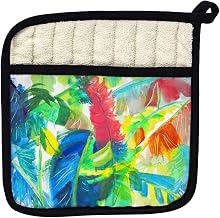 Betsy Drake PT1113 Abstract Palms Pot Holder