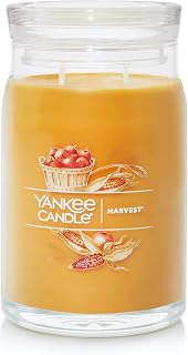 Yankee Candle Harvest Scented Signature 20oz Large Jar 2-Wick Candle Over 60 Hours of Burn Time