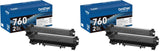 Genuine Black Toner Cartridge Pack TN by Brother – High Yield (Pack of 2), Black, Pack of 4, Model TN7602PK
