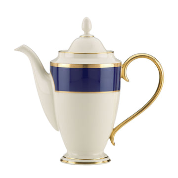 Independence Coffee Pot by Lenox – Coffeepot, 6 cups, Bone China, Ivory, Model 823129