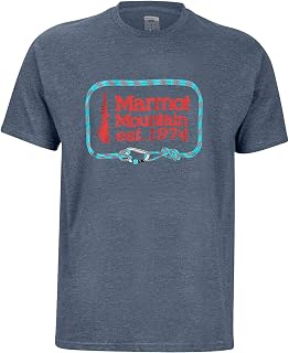 MARMOT Men's Ascender Tee SS Navy Heather L