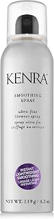 Kenra Smoothing Spray | Ultra-Fine Blowout Spray | Heat Protectant | Provides Instant Smoothing For Fine To Medium Hair | Up to 3 Days of Frizz Control | Humidity Resistance | 4.2 oz.