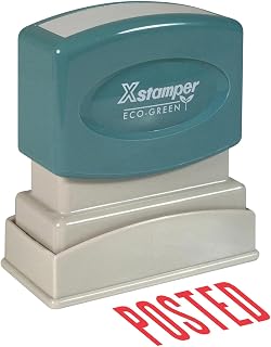Xstamper XST1047, POSTEDTitle Stamp, 1 Each