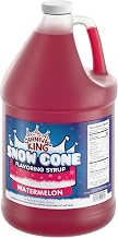Carnival King Snow Cone Flavoring Syrup for Slushies, 1 Gallon 128 Fl Oz (Watermelon)