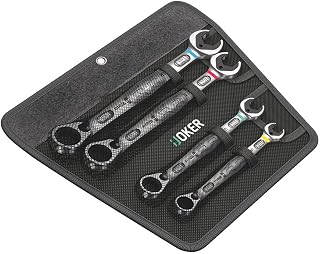 Wera 05020090001 6001 JOKER SWITCH 4 SET 1 SET OF RATCHETING COMBINATION WRENCHES 4 PIECES
