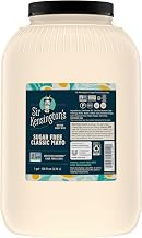 Sir Kensington's Sugar Free Classic Mayonnaise, Sunflower Oil, Non-GMO, No Artificial Colors, No Artificial Flavors, Keto Friendly, Paleo Friendly, Gluten Free, Kosher, 1gallon, Pack of 4 | Non GMO, Sunflower Oil, No Added Sugar, Gluten Free, Vegetarian, Kosher, Humane Egg Yolks, for Subs, Salads & Sides