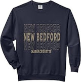 Vintage New Bedford Massachusetts Comfort Colors Adult Sweatshirt