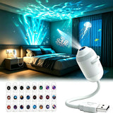 2027 New HD Smart Dynamic 5D Holographic Night Light Projector by Finndeen – Standard, 24pc, Model plug and play hd star projector