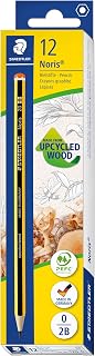 STAEDTLER 120-0 Noris Graphite Pencils - 2B (Box of 12), Black