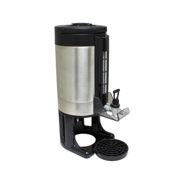 5.7 lt/1.5 gallon gravity flow dispenser by Thunder Group – 5.7 liters, Polypropylene (PP) Stainless Steel, Silver, Model ASGD057