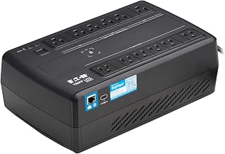 Eaton Tripp Lite AVR750UNC 750VA Cloud-Connected UPS 450W 12 Outlets AVR | Battery Backup Surge Protector, Replaceable Battery, 5ft Extension Cord