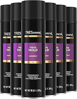 TRESemmé Freeze Hold Hairspray 11 oz 6 ct | For 24-Hour hold, Frizz Control, With Pro Lock Tech™, Paraben-Free, Strong hold hairspray, Aerosol