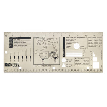 Mercer Rules Culinary Ruler by Mercer Culinary – Stainless Steel, Silver, Model M33241