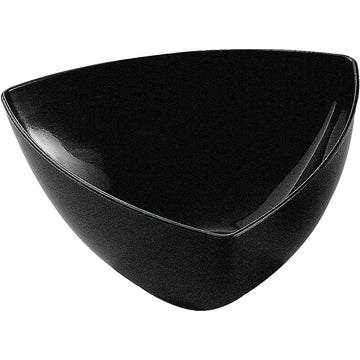 APS World Cuisine Black Triangular Bowl by PADERNO – 30.4 ounces, Synthetic, Black, Model 41869K00