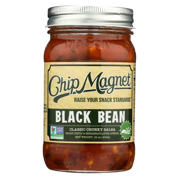 Salsa - Black Bean - Case of 6 - 16 oz by CHIP MAGNET SALSA SAUCE APPEAL – Pack of 6