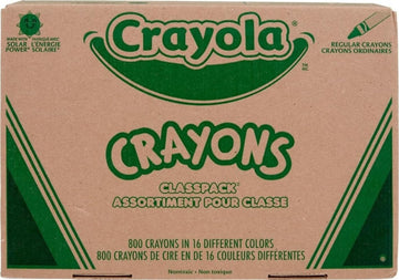 Crayon Classpack by Crayola – 800 Count (Pack of 1), Wax, Model 68-8024