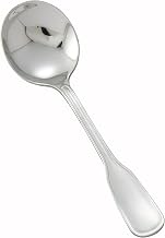 Winco 12-Piece Oxford Bouillon Spoon Set, 18-8 Stainless Steel,Silver | Dishwasher safe, Restaurant service, Great for Soups, Broths, Noodles and Tasting Service